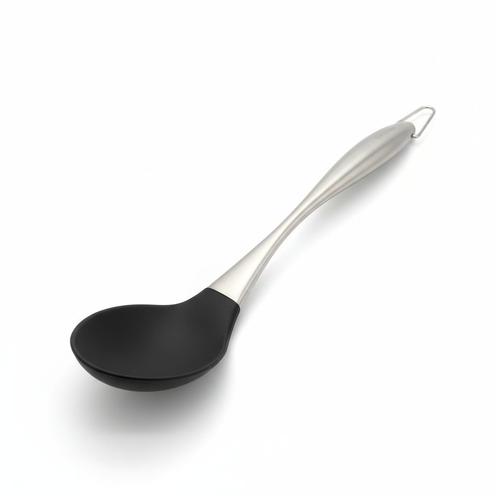 Black Nylon Solid spoon – Cooks Depot