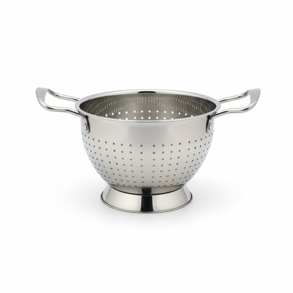Stainless Steel Colander Bowl with Base Stand 17cm – Cooks Depot