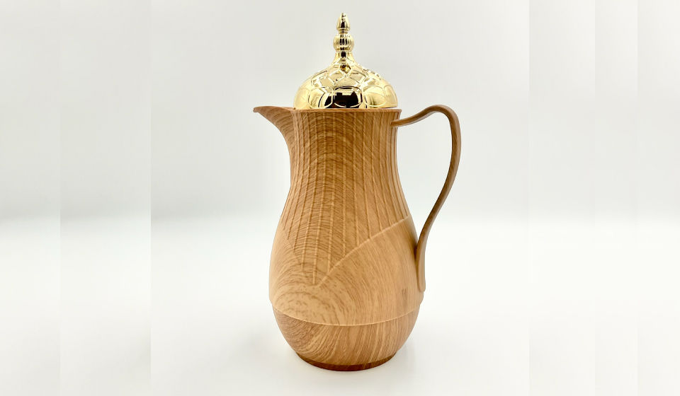 Vacuum Flask /  Tea Carafe - Brown - GLAHO0030 - Front View